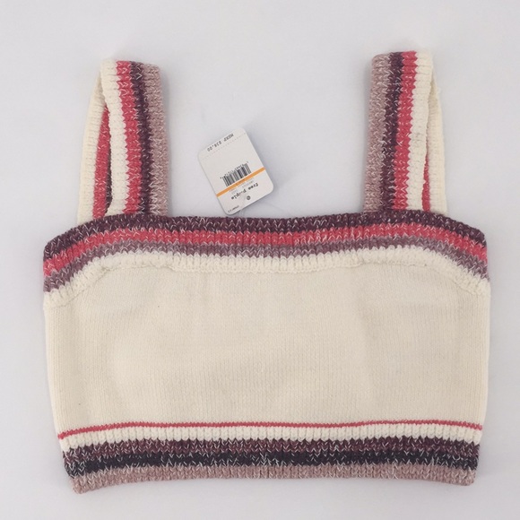 NWT Free People In the Sun Brami Crop Top Knit Sm - Picture 4 of 8